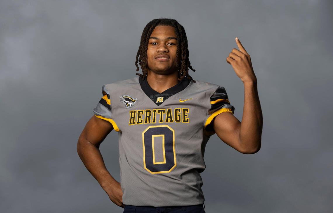American Heritage linebacker Omar Thornton is the Miami Herald’s Class 2M-1M Broward Co-Defensive Player of the Year