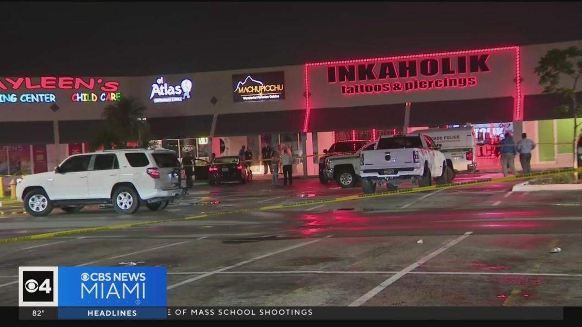 An off-duty officer was injured in an accidental shooting Tuesday night at a Kendall business.