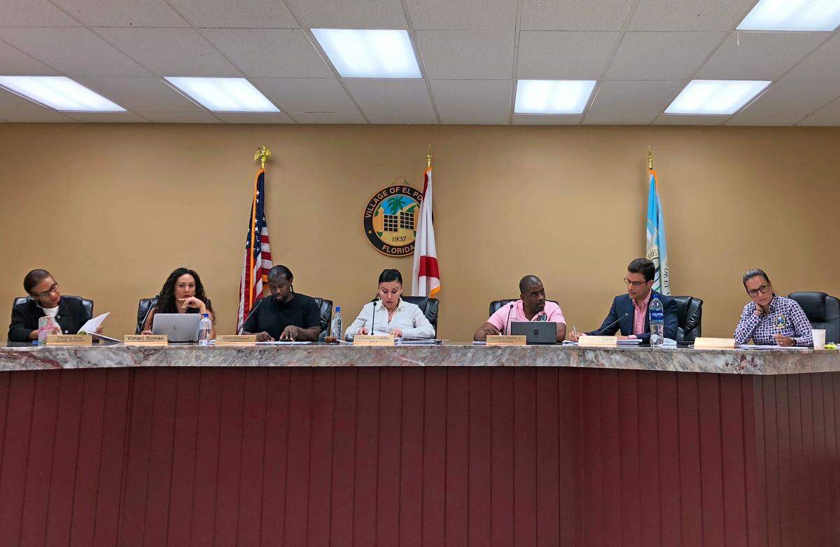 The El Portal village commission considers taking out a $1.25 million line of credit at a special meeting Tuesday, July 31, 2018.