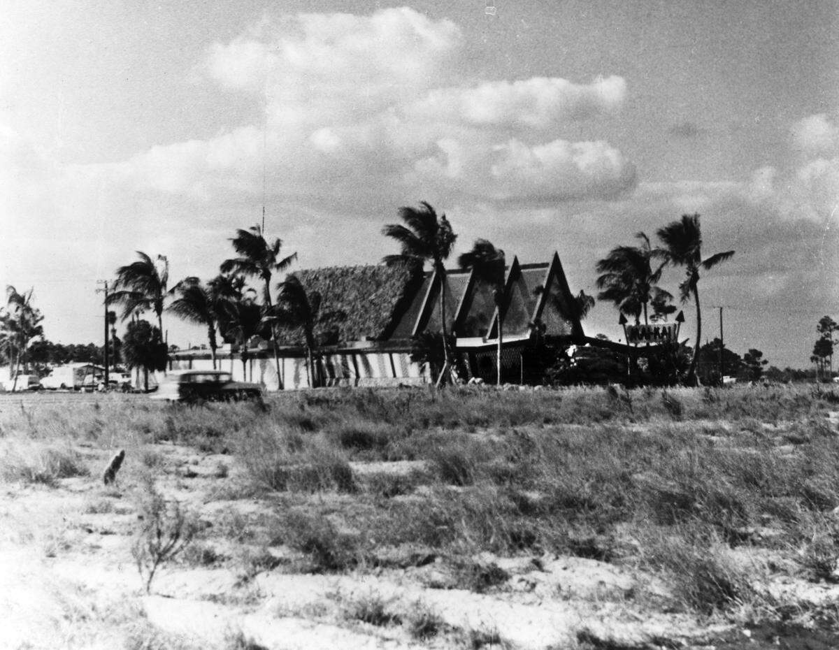 Broward scanned historical photo 1956 Mai Kai as it looked when it opened in 1956.