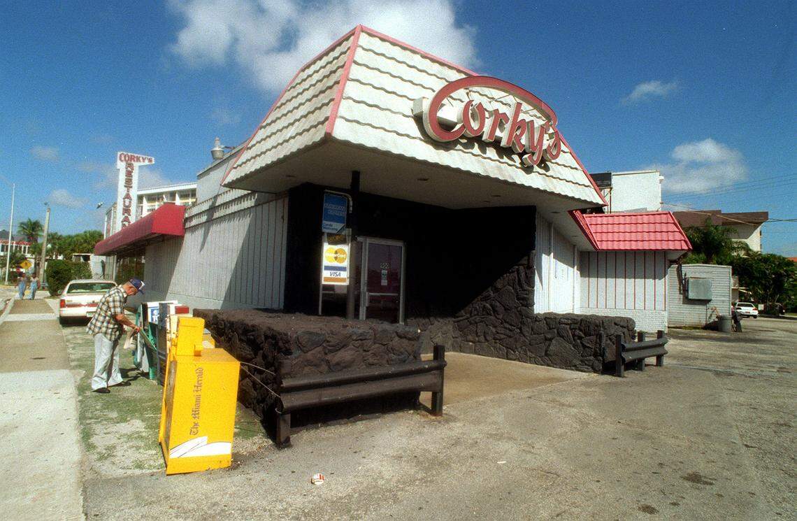 Corky’s restaurant in North Miami Beach, which moved to Pembroke Pines for several years.