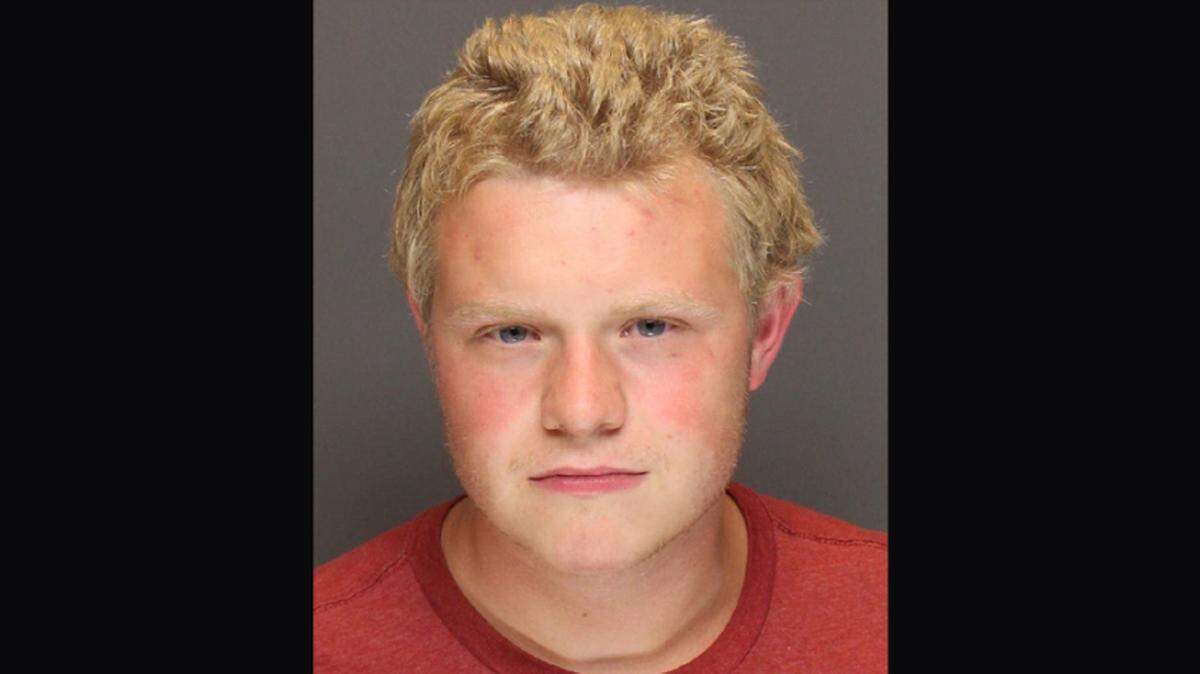 Minnesota police say 18-year-old Roman Adams, who has cognitive disabilities, pushed an 8-year-old boy off a 31-foot slide platform at the Apple Valley Aquatic Center on Tuesday because he said the line was “taking a long time.” The boy survived.