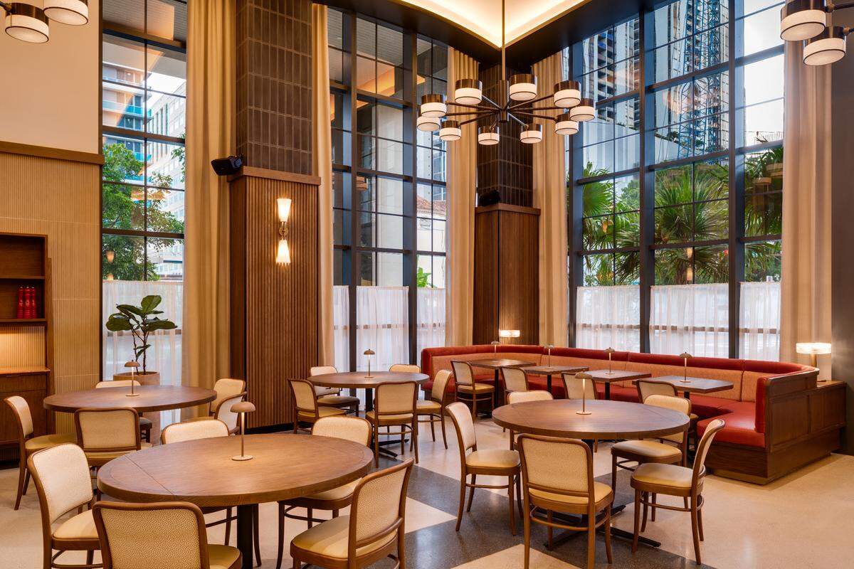 The interior of Casa Gianna Italian restaurant.