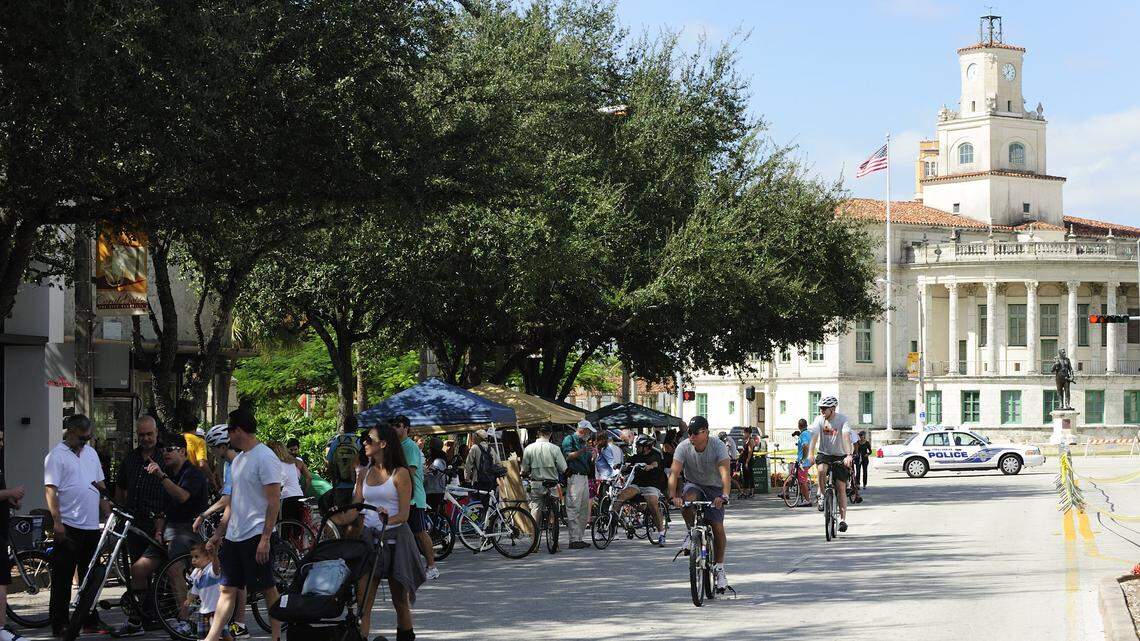 If annexation proposals go through, Coral Gables could grow its population by 10 percent.  This photo is from Gables Bike Day, Oct. 23, 2011.