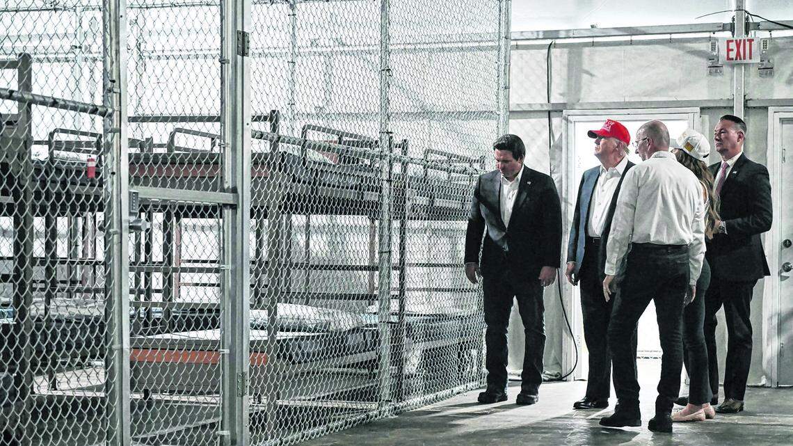 Built for MAGA appeal, Alligator Alcatraz leaves DeSantis with big political bill