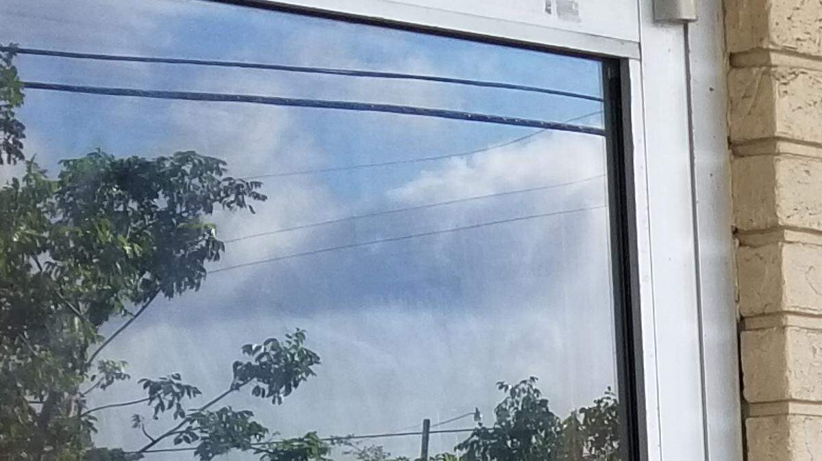 The front of Saveur Tropical restaurant after the stove got lit Wednesday morning