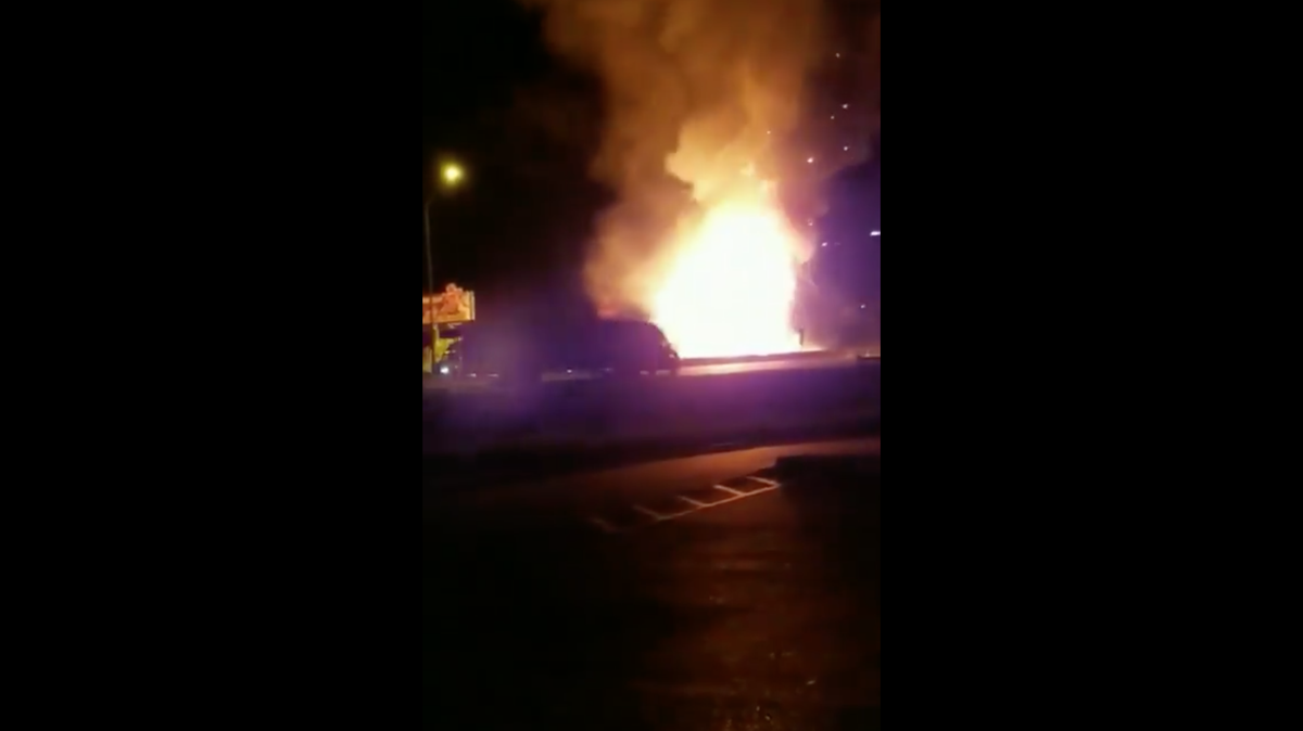 A truck carrying Axe body spray went up in flames on Friday morning — eventually exploding and closing three lanes on I-35 in Benton, Texas. People on Twitter were quick to crack jokes about the body spray.
