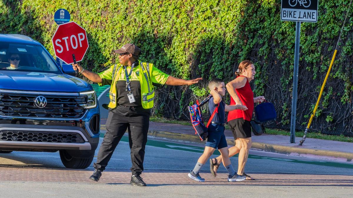 Children in Texas began another school year this week, and for some, traveling to the first day of classes alone has given them independence. 