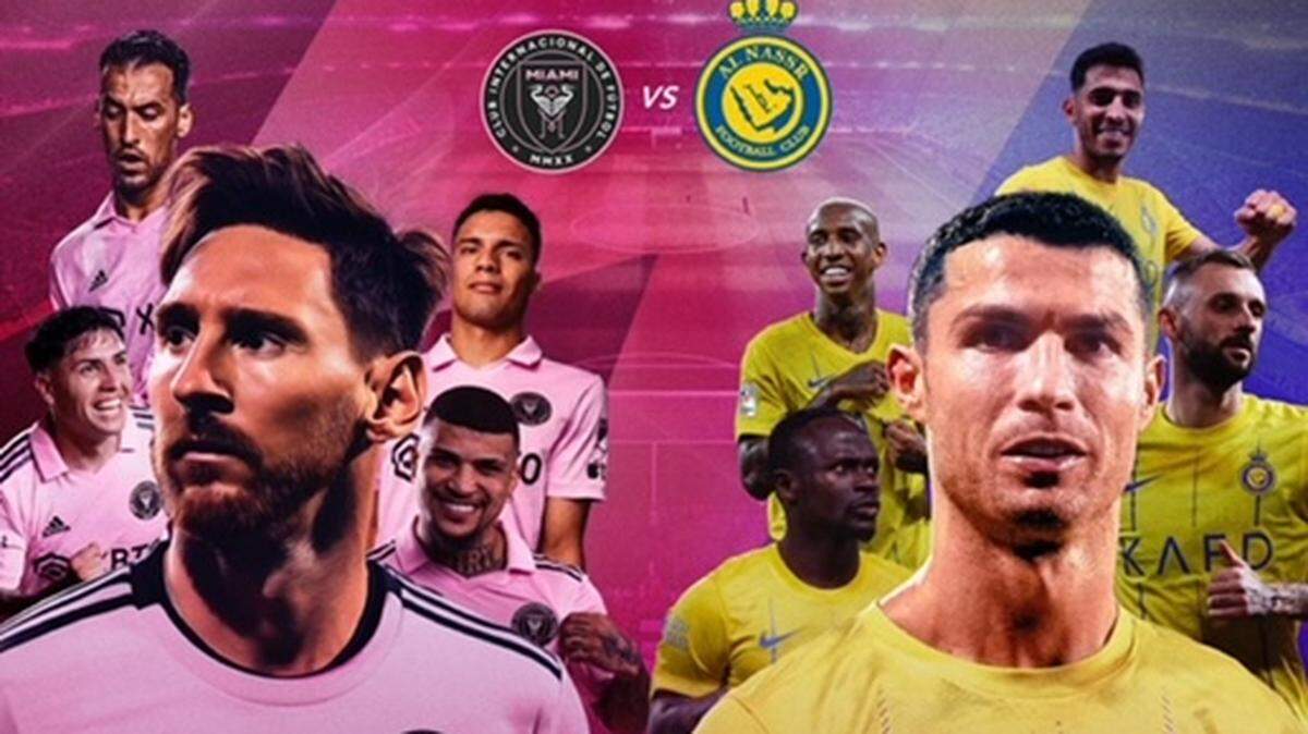Lionel Messi and Inter Miami will face Cristiano Ronaldo and Al Nassr Feb. 1, 2024 as part of a preseason tour to Saudi Arabia