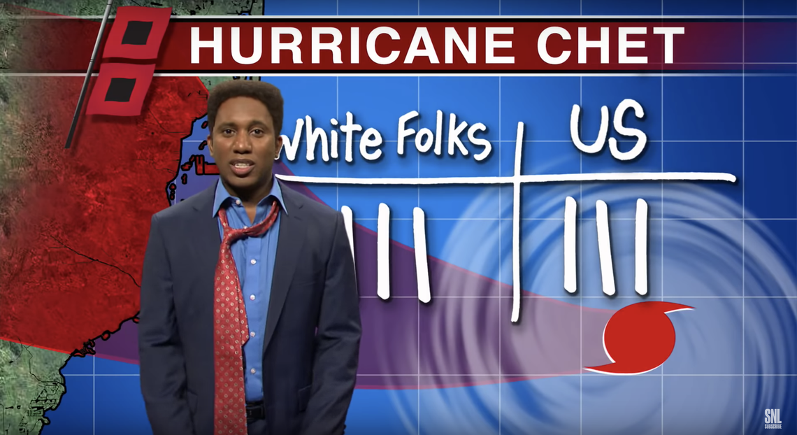 A recent “Saturday Night Live” sketch starring Chris Redd (pictured) and others as South Florida newscasters who competed to see which race committed more crimes.