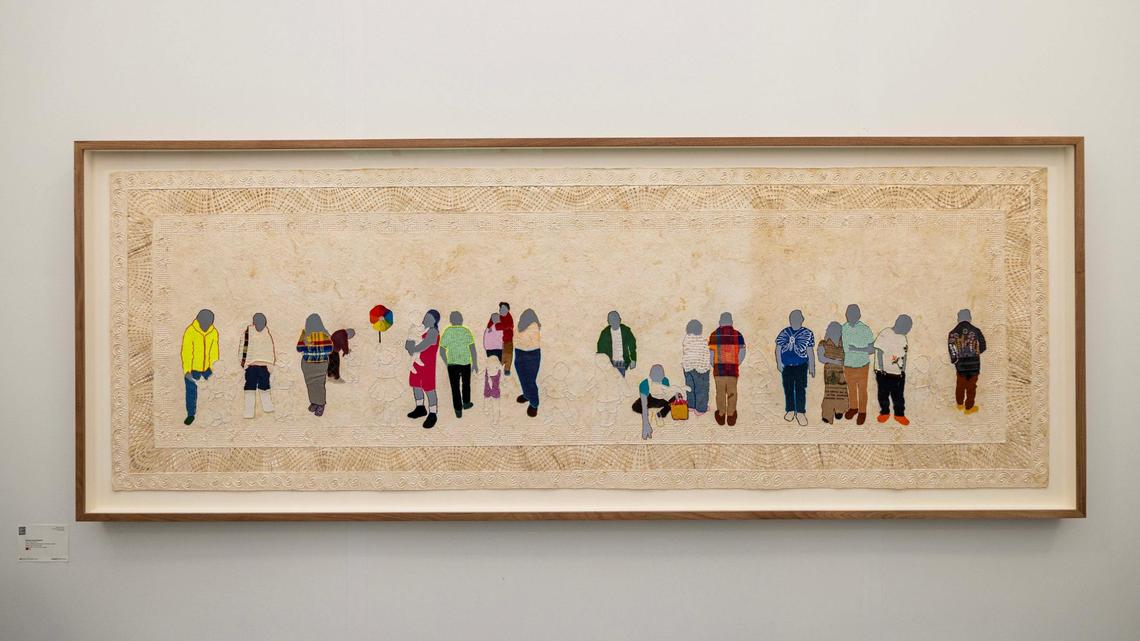 ‘Aqui/Here’ by Arleene Correa Valencia at Untitled Art Fair for Miami Art Week.