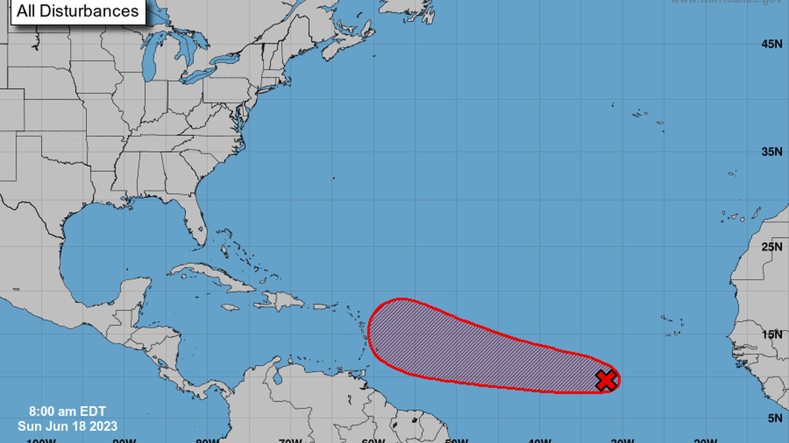 Hurricane center: No threat yet, but the Atlantic system has a 90% chance of forming