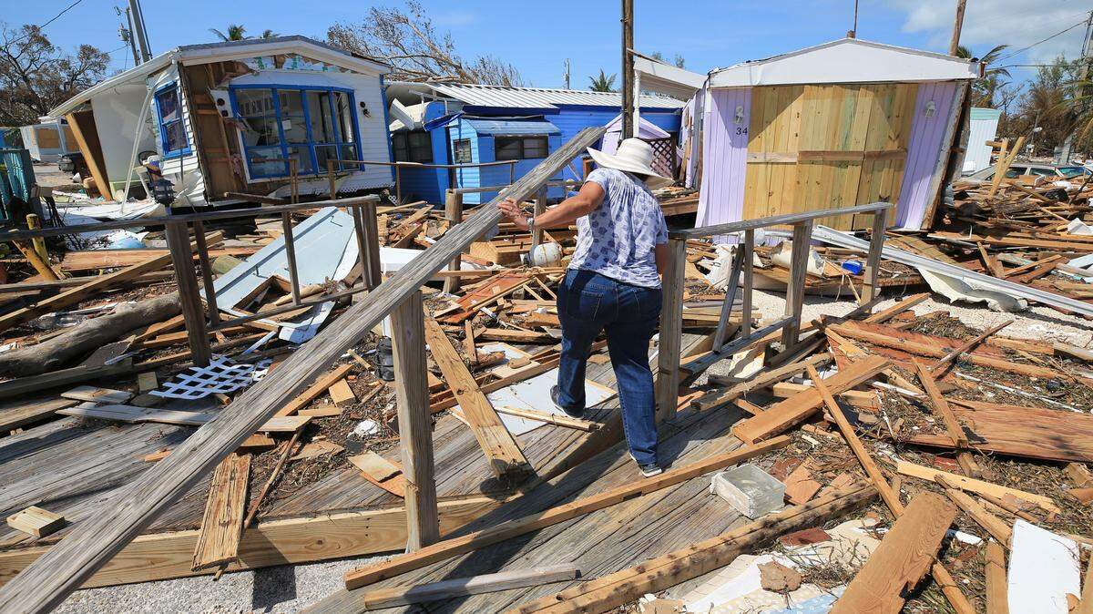 Hurricane Irma destroyed about 1,100 buildings throughout the Keys, not including trailers.
