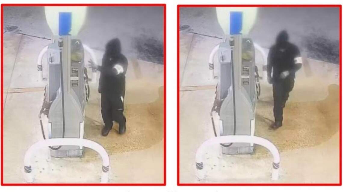 Miami-Dade deputies ask for help identifying man who set gas pump on fire