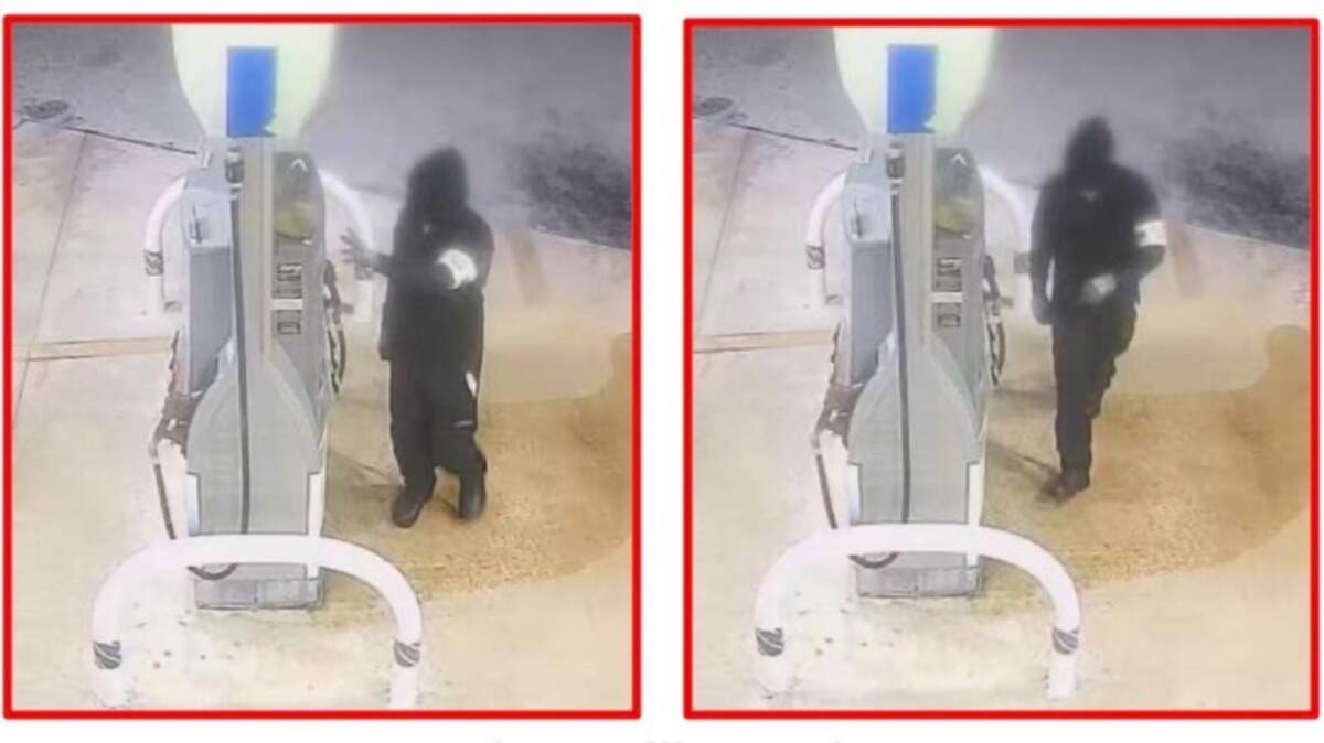 Miami-Dade deputies ask for help identifying man who set gas pump on fire