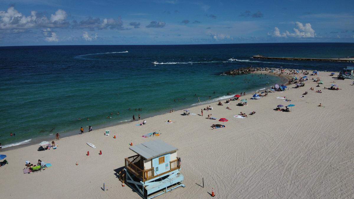 With temperatures back to the 80s, will you be hitting the beach? This is a file photo of Haulover in Northeast Miami-Dade.