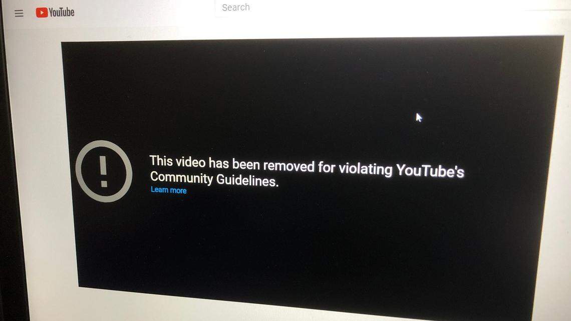 This is a screen shot of the YouTube site where a video of the March 18 roundtable with Gov. Ron DeSantis was posted.