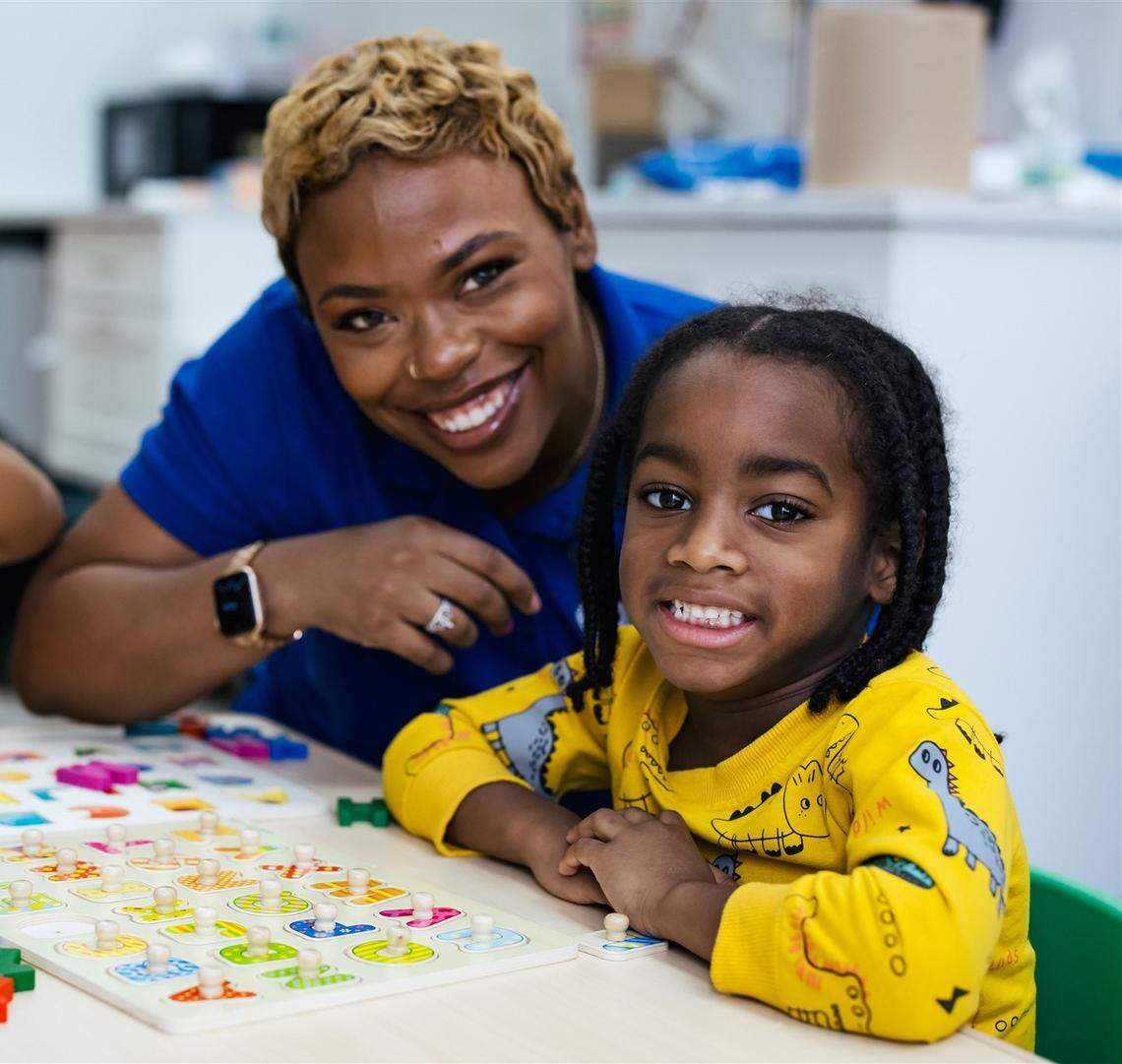 The Early Intervention Preschool at the Ann Storck Center in Fort Lauderdale works with infants, toddlers and preschool-aged children who exhibit developmental delays.