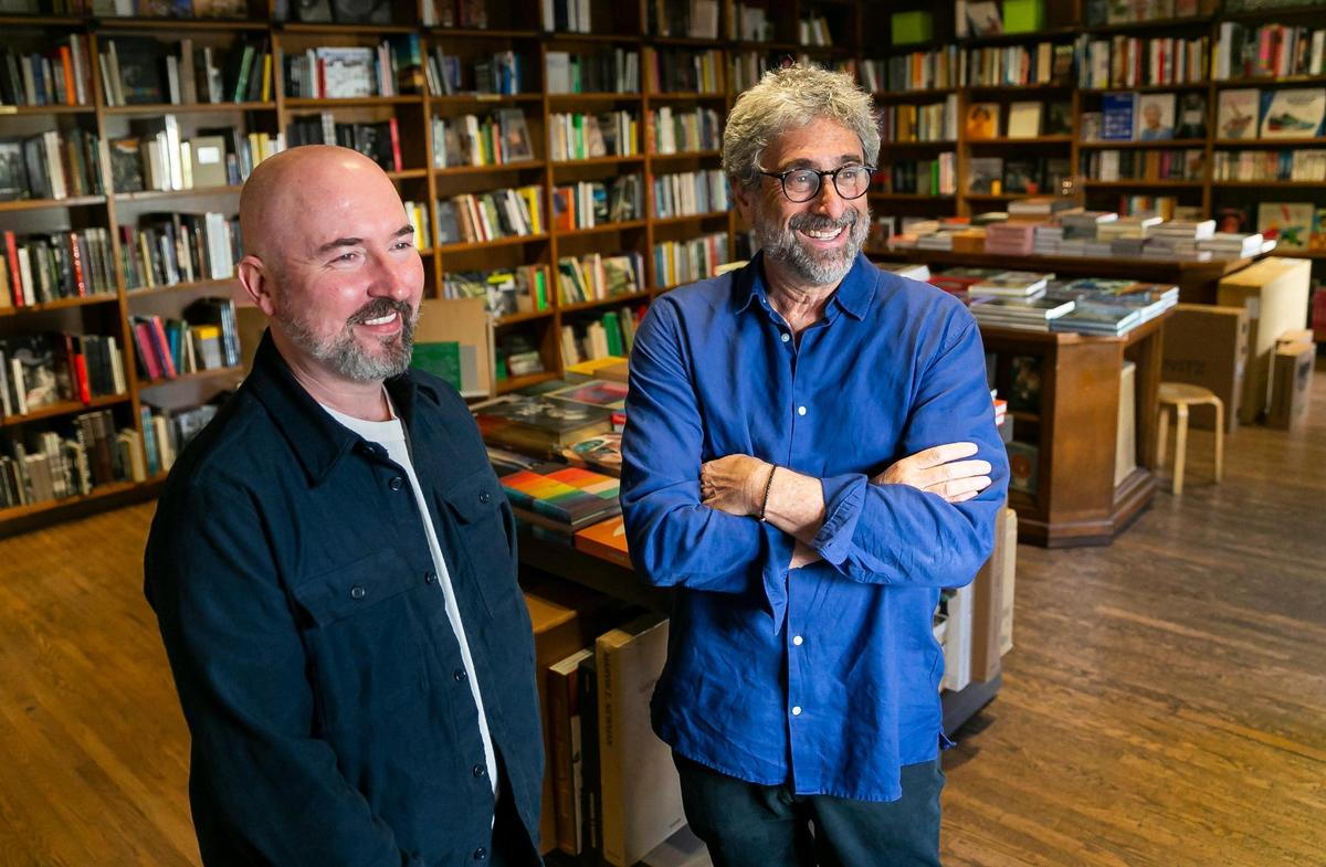 Douglas Stuart, author of the Booker Prize-winning novel “Shuggie Bain” and its follow-up “Young Mungo,” talks with Books & Books owner Mitchell Kaplan at the Coral Gables store. Stuart is just one of many writers to speak at the store.