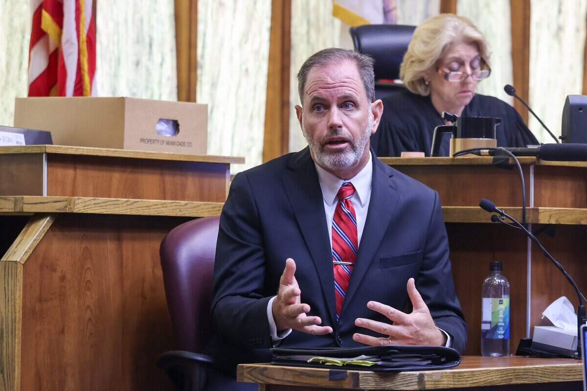 Lt. Paul Alber, an expert in boating incidents, testifies for prosecutors about the George Pino boat crash during trial on Monday, June 15, 2026. Pino is charged in connection to the crash that killed 17-year-old Lucy Fernandez.