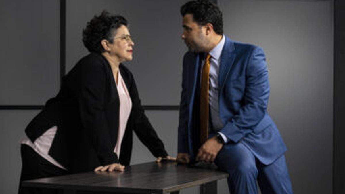 Carmen Pelaez and Andhy Mendez in ‘The Cuban Vote.’