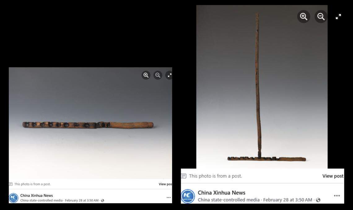 The drill stick is almost 2 feet long, and the fireboard is covered in circular scorch marks.