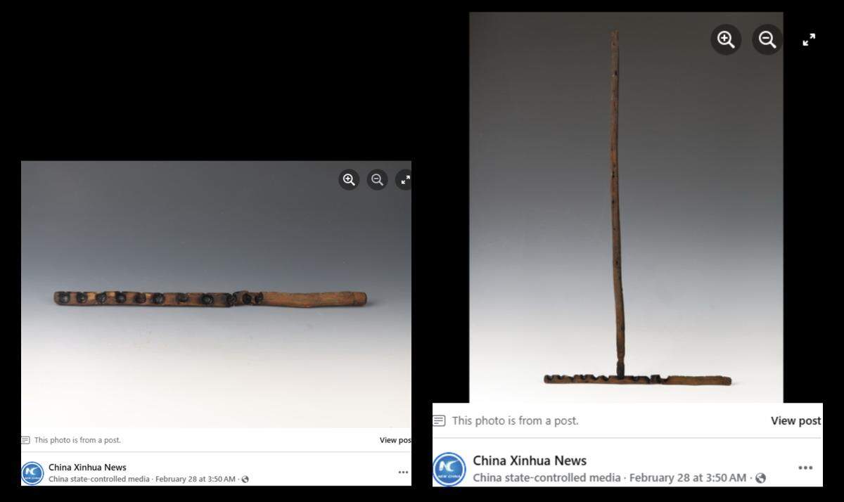 The drill stick is almost 2 feet long, and the fireboard is covered in circular scorch marks.