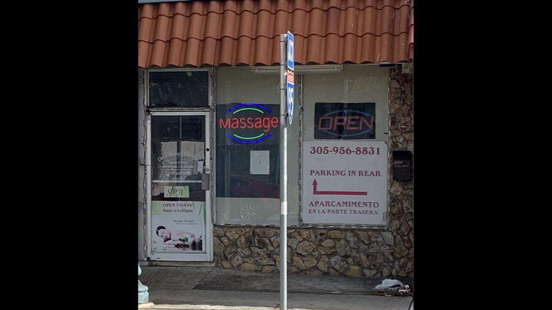 The massage establishment license of a Miami ‘day spa’ has been suspended