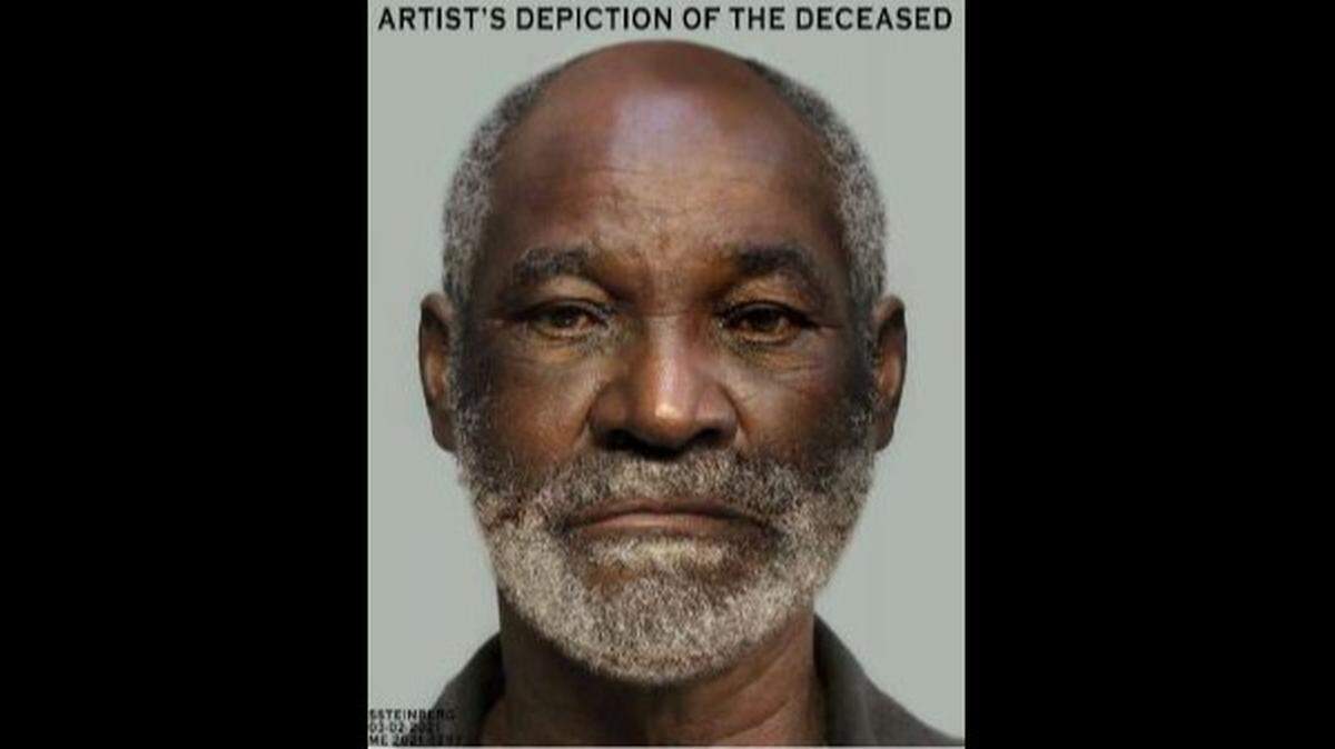 An artist’s reconstruction of the man struck and killed on Okeechobee Road in Northwest Miami-Dade on Jan. 24.