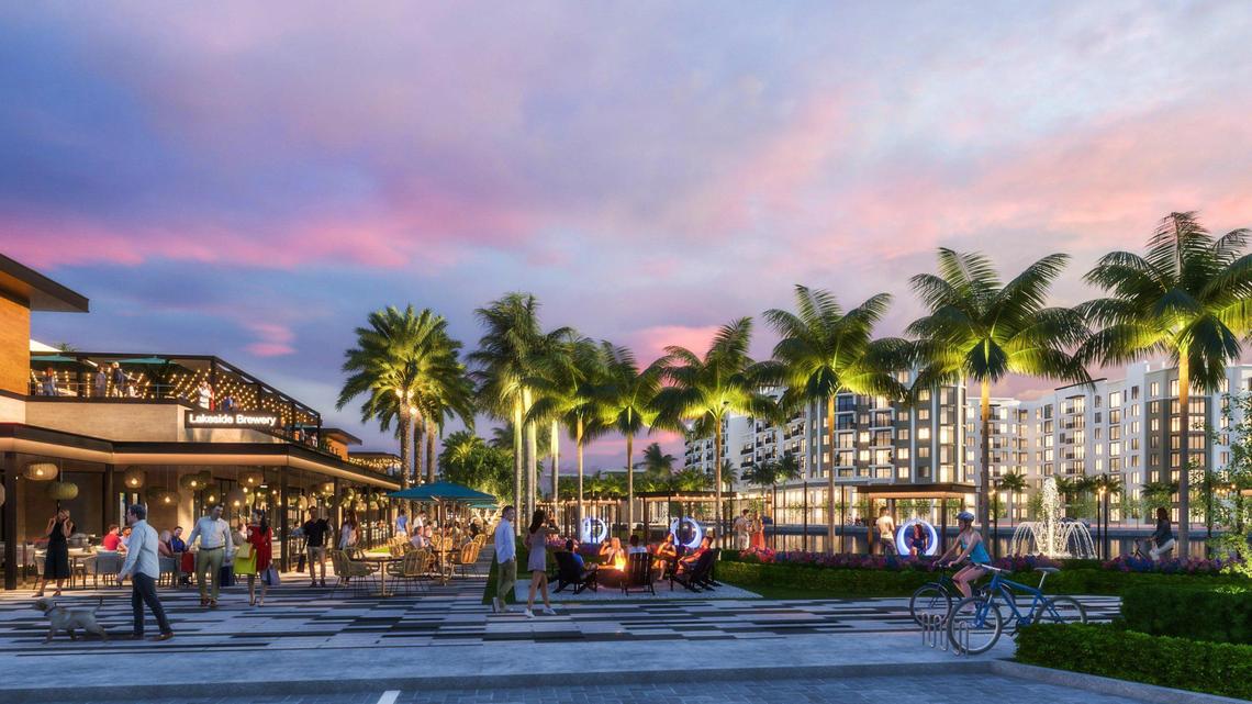 Una representación de lo que será el nuevo Southplace City Center en el Southland Mall, en Cutler Bay, al sur de Miami-Dade.