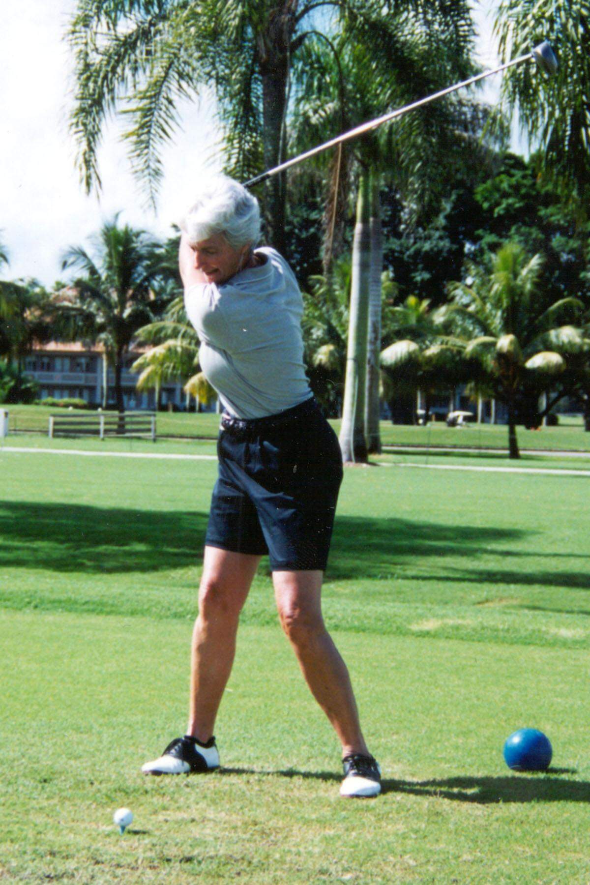 Judy Eller Street was already a Miami Hurricanes Hall of Fame golfer when she enrolled at Barry University in 2001 … at age 61.