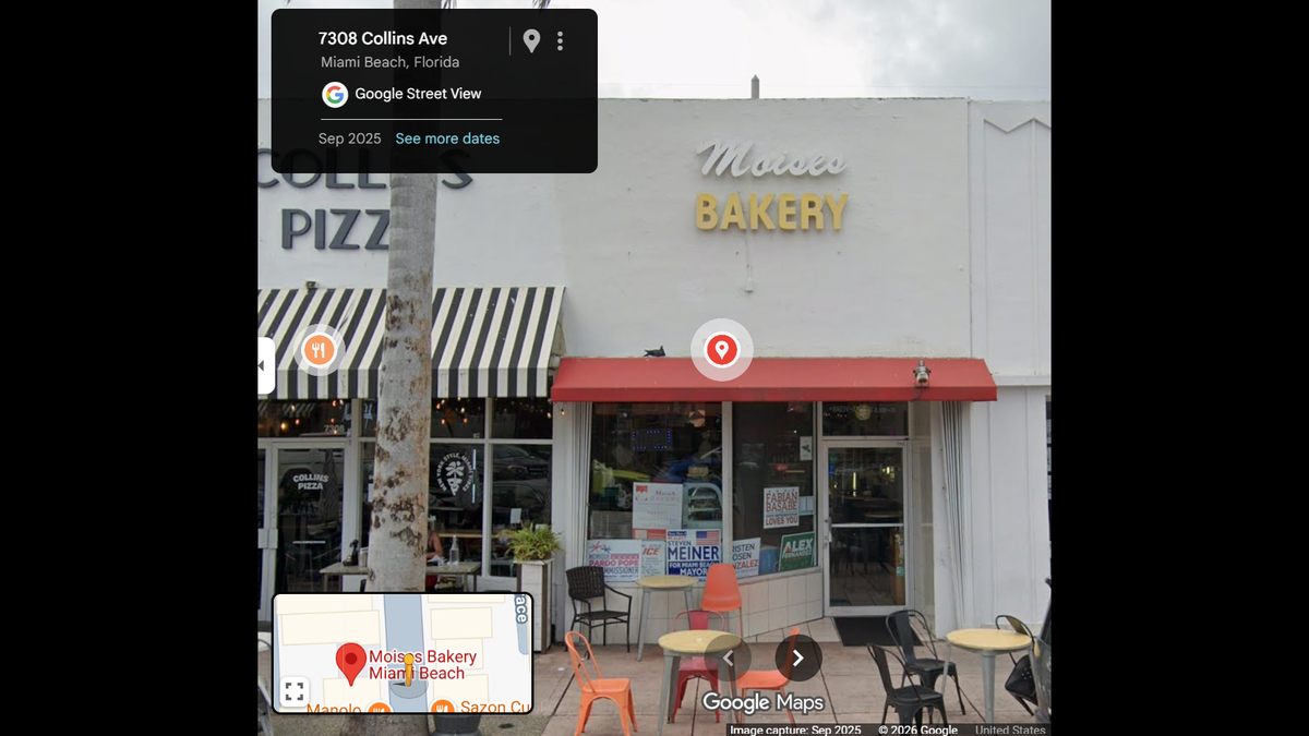 Moises Bakery, 7310 Collins Ave., Miami Beach