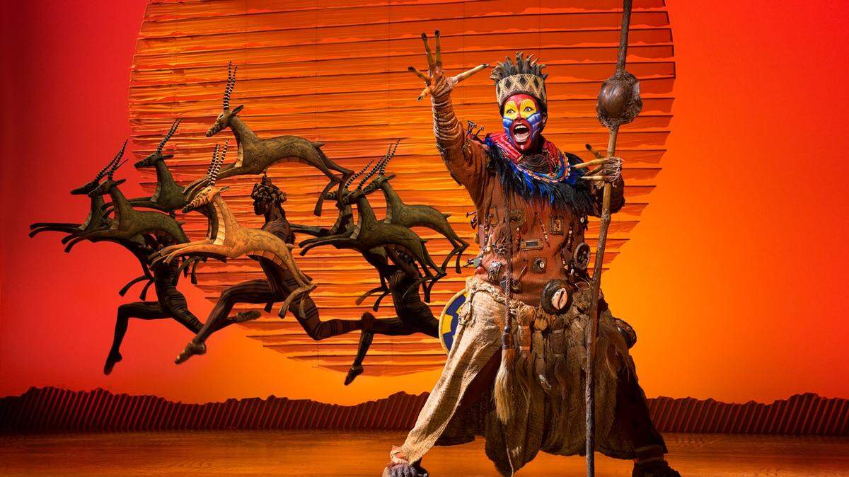 Buyi Zama as Rafiki in “The Lion King.”