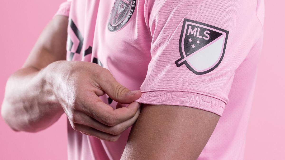 The sleeve cuffs of Inter Miami’s new “Heartbeat Kit” features an EKG line in honor of the fans being the heartbeat of the team.