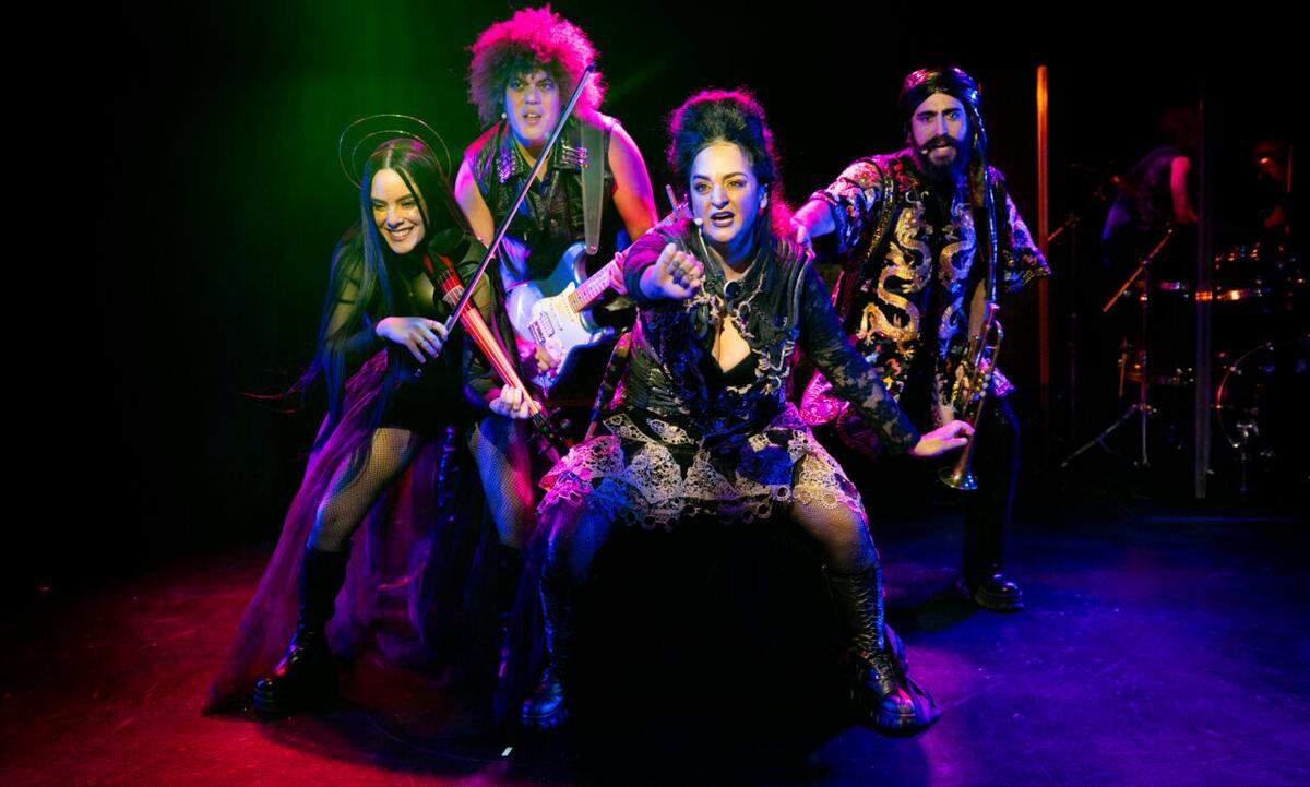 Set in Miami in the year 3050, “Positive Vibration Nation,” a rock guaguanco opera created by Sol Ruiz and co-commissioned by Miami Light Project, comes to the Miami Beach Bandshell on Nov. 2.