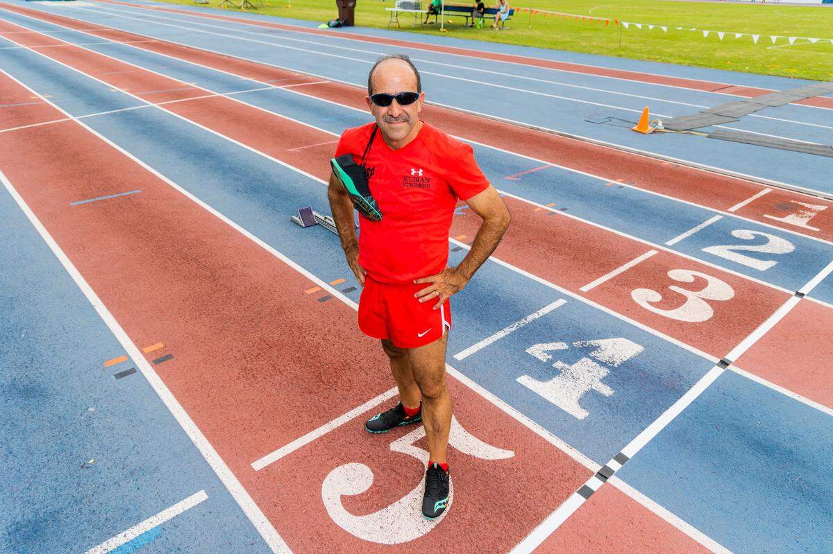 Oscar Fabra from Homestead is a sprinter who has overcome many obstacles in his lifetime.