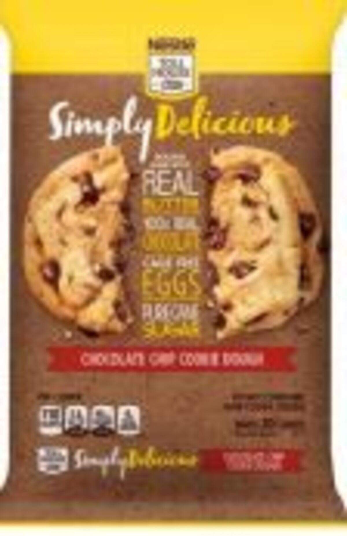 Simply Delicious Nestle Toll House Chocolate Chip Cookie Dough