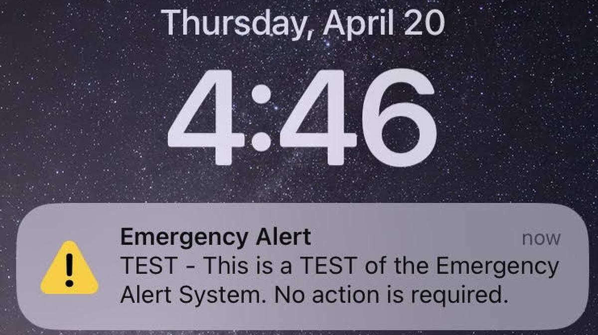 The dreaded alert on a phone on Thursday morning.