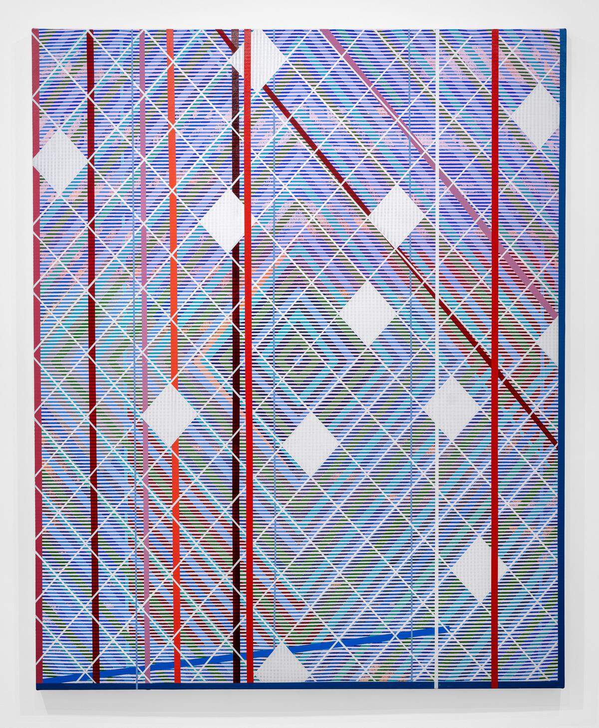 “Untitled,” 2020 acrylic and flashed paint on canvas, by Kelley Johnson. Collection of the Pérez Art Museum Miami, museum purchase with funds provided by PAMM’s Collectors Council with additional contributions provided by Karen Bechtel, Evelio and Lorena Gomez, Jorge M. Pérez, and Craig Robins