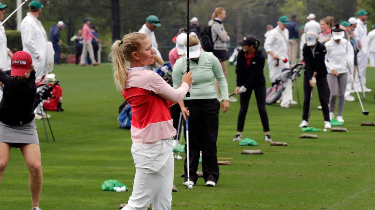 History was made this weekend as women competed at famed Augusta National for the first time, and Barry University’s Tilda Larsson, above, was among the 72 female golfers invited to test their skills at the game’s mecca.