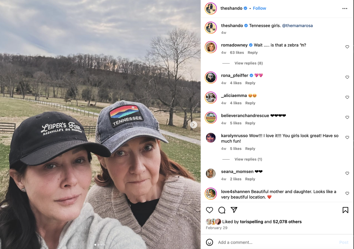 Shannen Doherty opens up about how she’s making life easier for herself and her mom while battling cancer.
