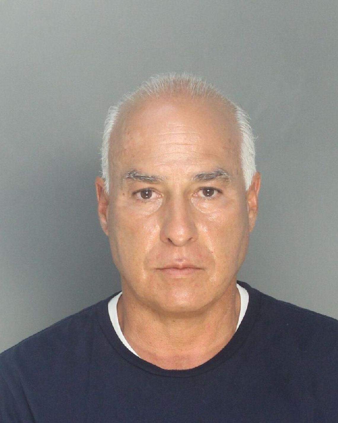 Alexis Pedro Rodriguez, who is facing felony campaign finance-related charges, in a booking photo at Turner Guilford Knight Correctional Center.