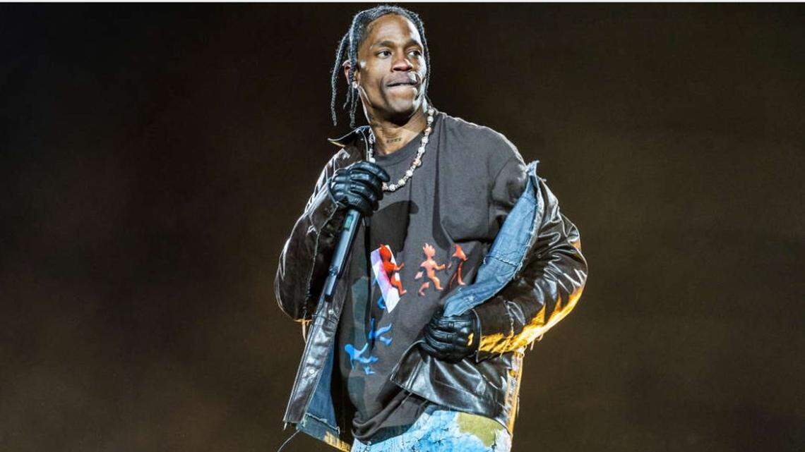 Travis Scott performs during 2021 Astroworld Festival at NRG Park on November 05, 2021 in Houston, Texas.