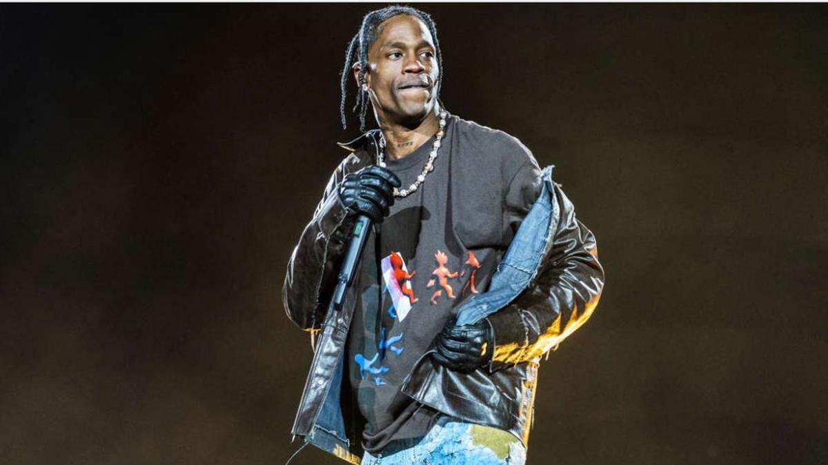Travis Scott performs during 2021 Astroworld Festival at NRG Park on November 05, 2021 in Houston, Texas.