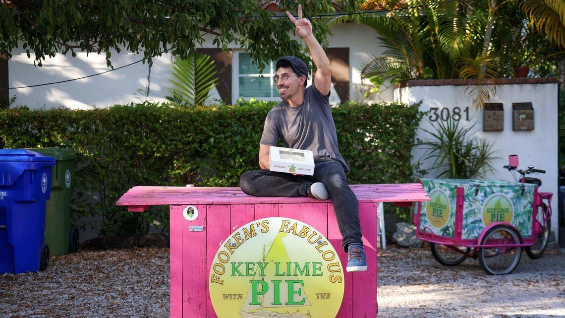 He sells them from his porch or his cart: Meet the Key lime pie guy of Coconut Grove