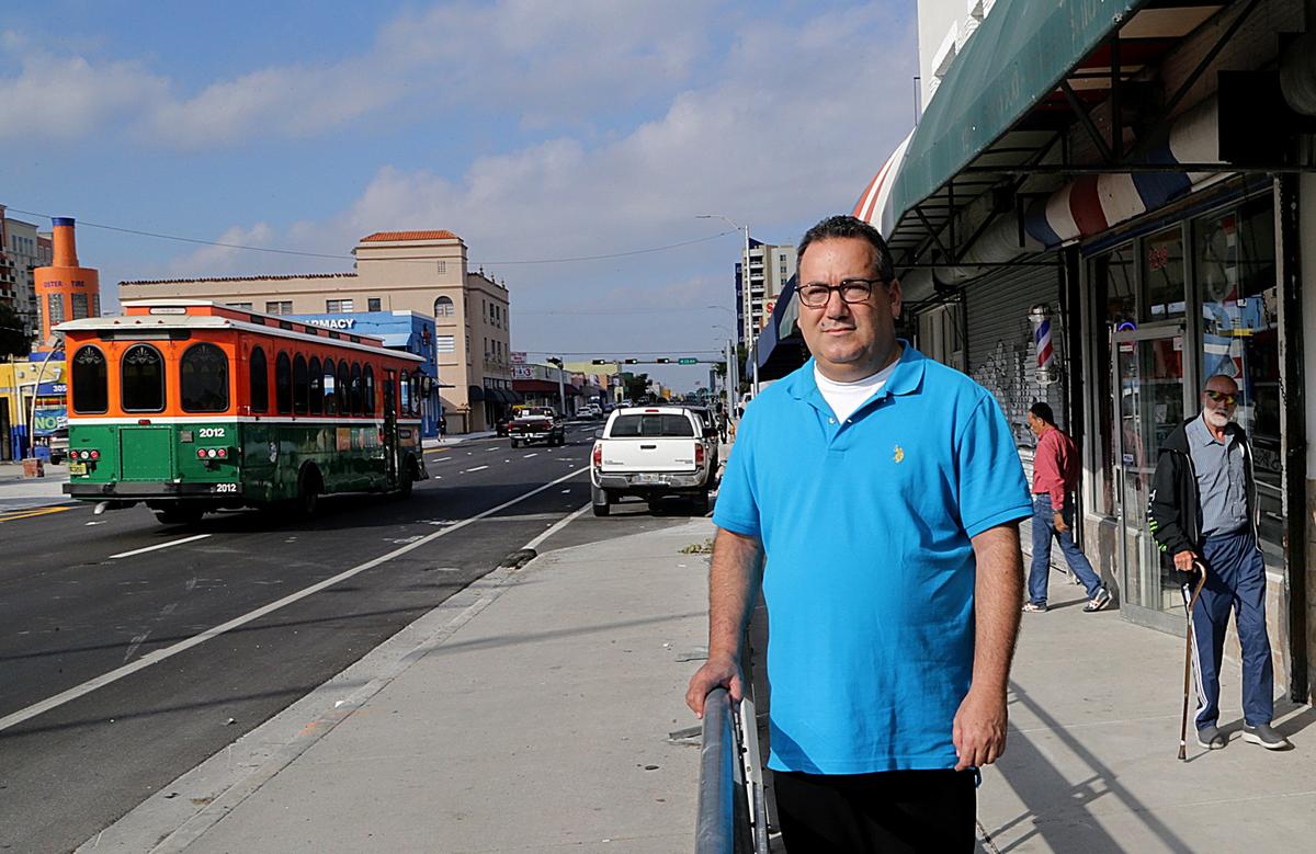 Jorge Marrero, owner of Siglo XXI Beauty Salon, said he ran through his savings during the 2 1/2 years that Flagler Street construction was being done.