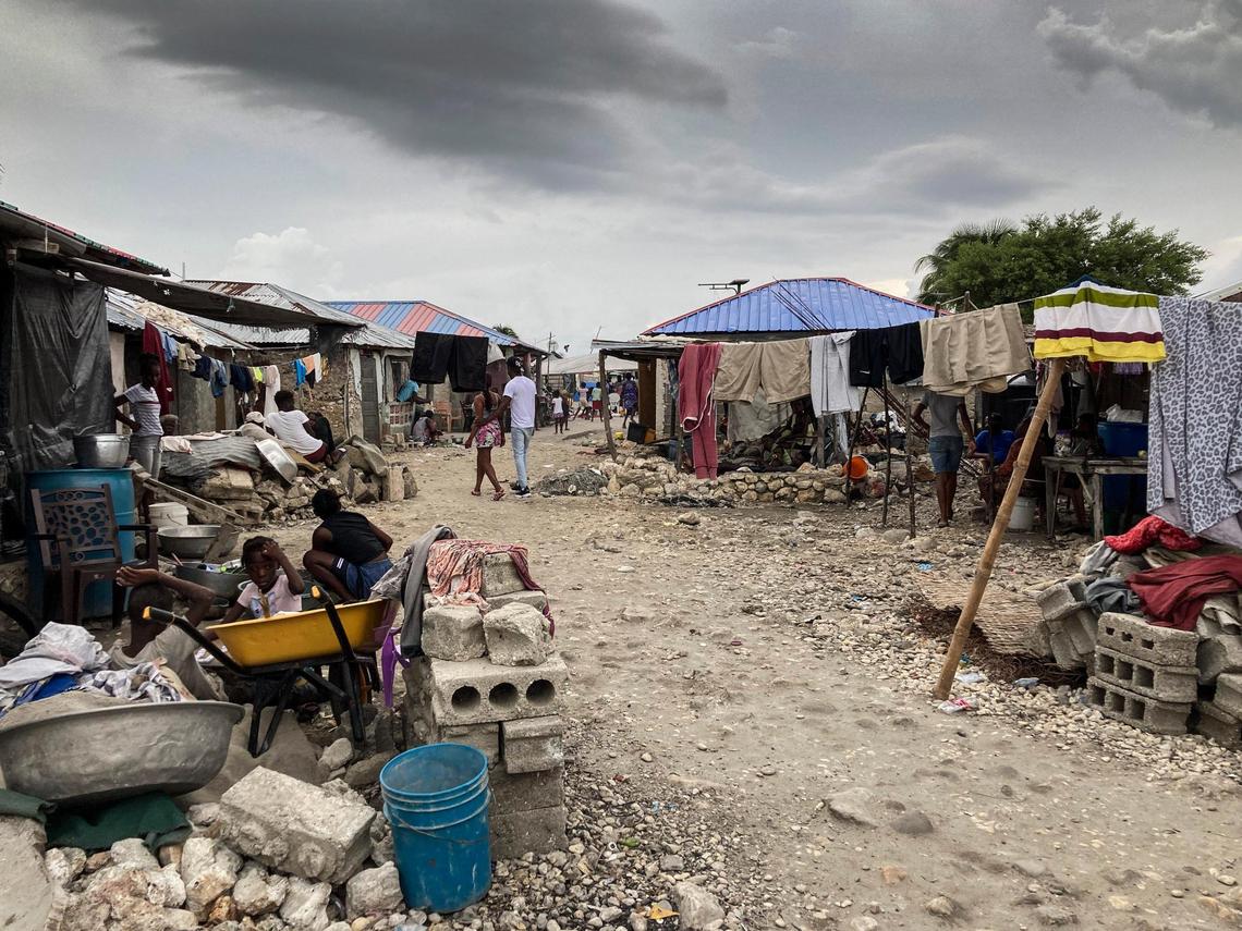 Already battered by Hurricane Matthew five years ago, the fishing village of Boucan Noël was severely damaged by the Aug. 14, 2021 earthquake.