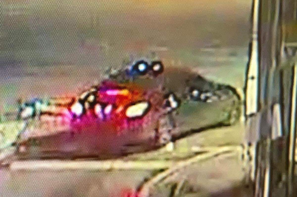 A video still of the 2016 Mercedes Benz C-class that Miami Gardens police say was involved in the hit-and-run that killed Kerry McCutchen