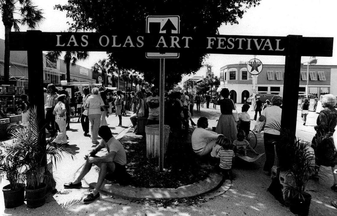 Las Olas Art Festival in 1979.