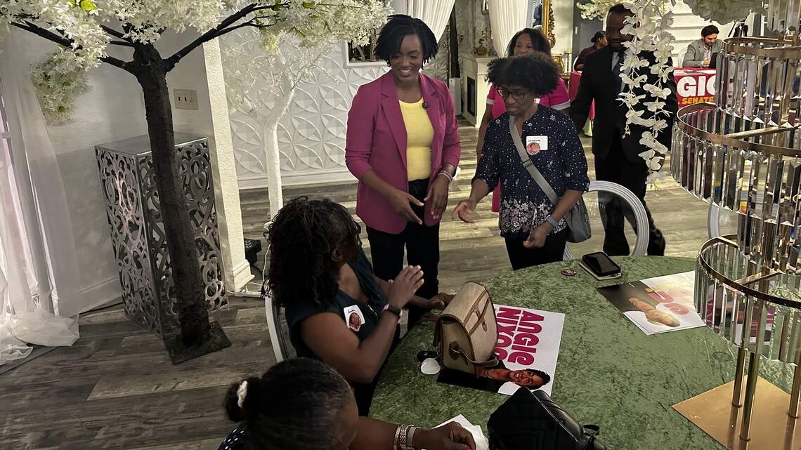 Angie Nixon says Fishback is welcome to attend her rally, ‘just can’t be bigoted’